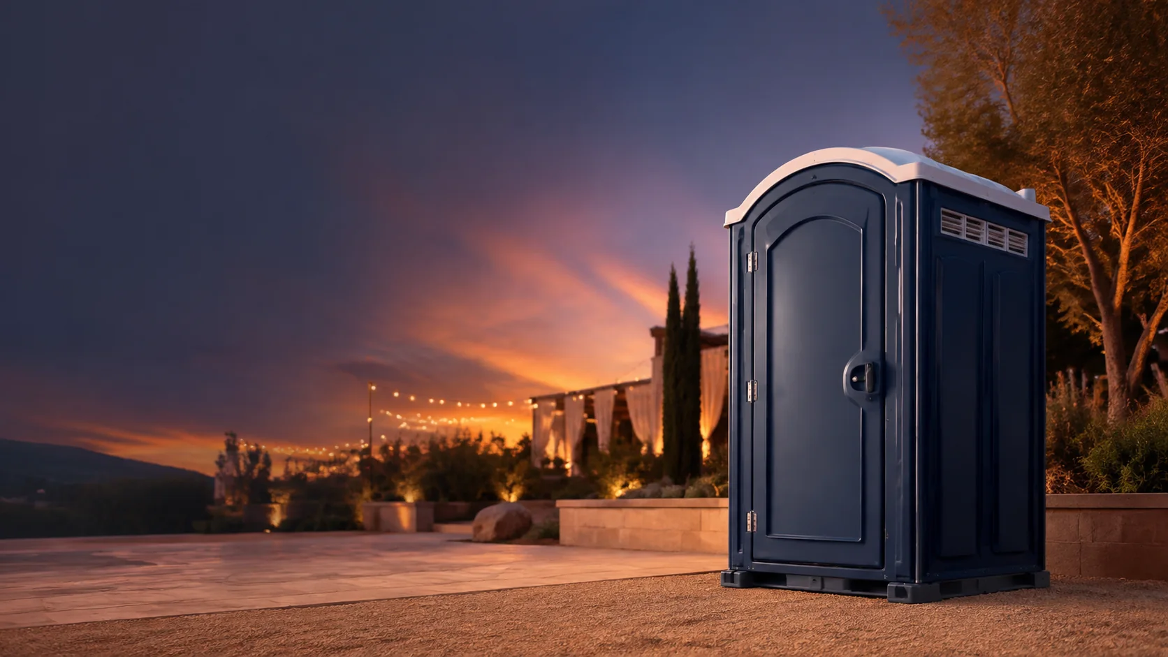 Portable restroom shown for rental planning in Williamsport, PA